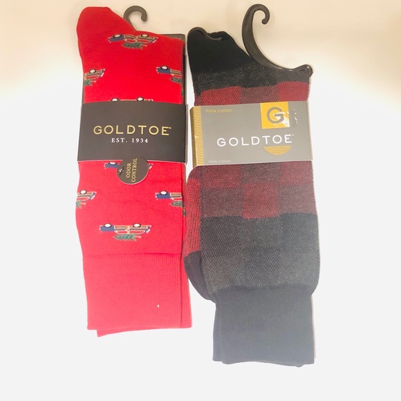 Gold Toe Underwear & Socks Gold Toe Mens Christmas Dress Socks Size